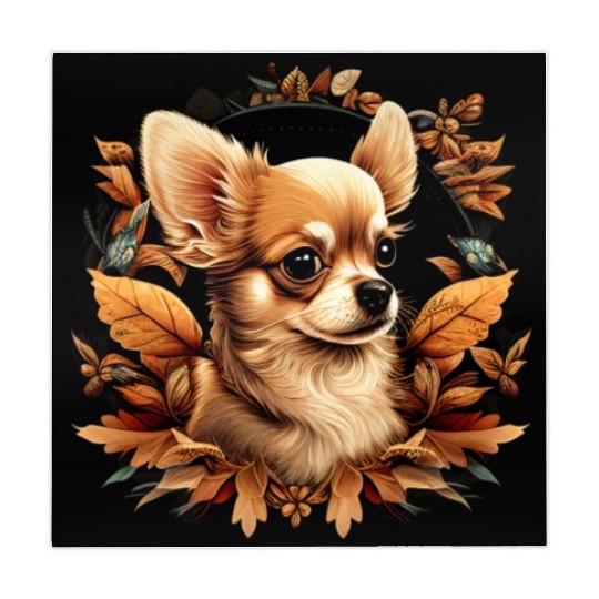 Chihuahua | Thanksgiving Day Farmer Food Autumn Mahjong Mats