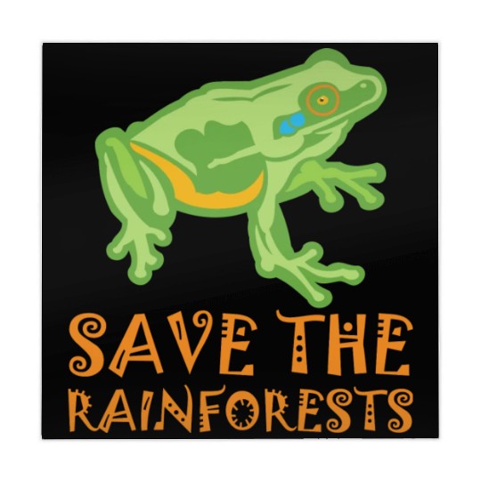 Save The Rainforests Tree Frog Mahjong Mats