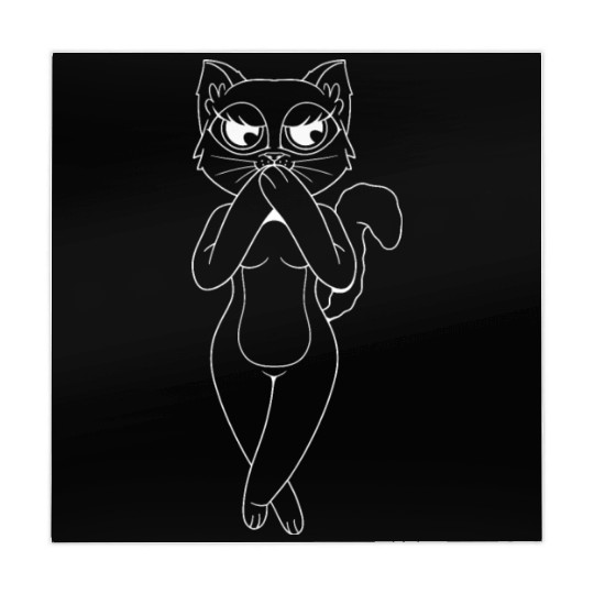 Lady Cat Funny Cats Pet Lover Design Mahjong Mats