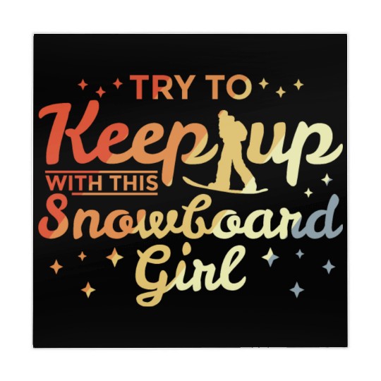 Snowboarding Girl Mahjong Mats