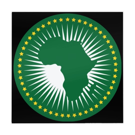 The african union flag, Green african union flag Mahjong Mats