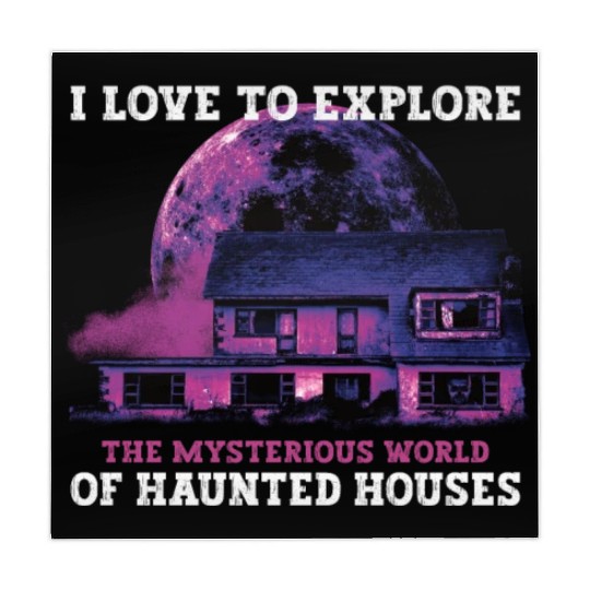 Horror Paranormal Haunted House Spooky Halloween Mahjong Mats