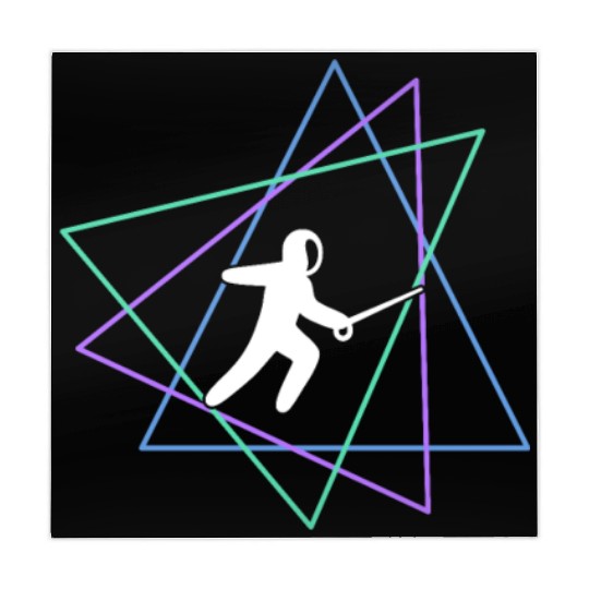 Geometric Fencing Duel Mahjong Mats