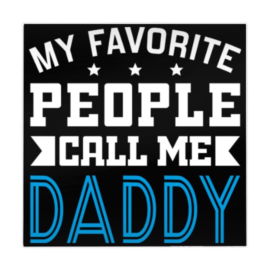 My Favorite People Call Me Daddy Mahjong Mats