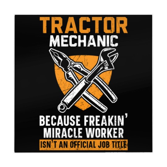 Tractor Mechanic Farm Tractor Repair Mechanical Mahjong Mats