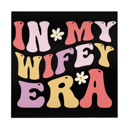 In My Wifey Era retro Groovy Women Mahjong Mats