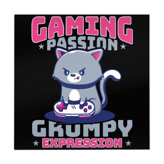 Gaming, Gaming, Video Game, Grumpy Cat Gamer Mahjong Mats