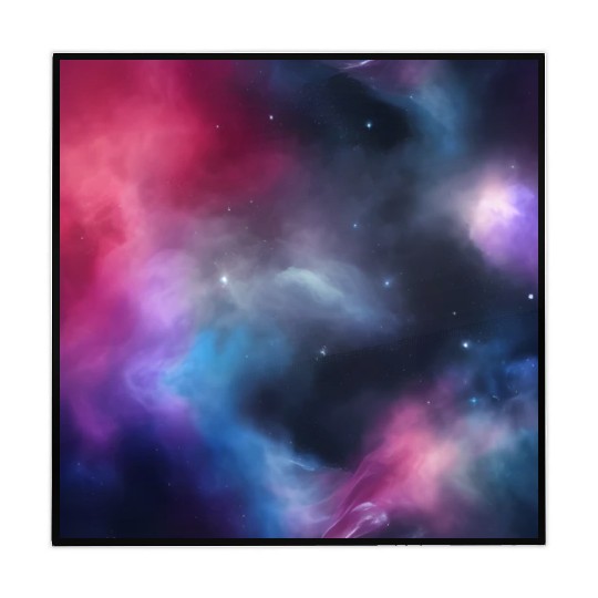 Galaxy nebula abstract design Mahjong Mats
