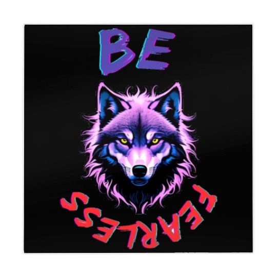 BE FEARLESS WOLF | Majestic Fashions Mahjong Mats