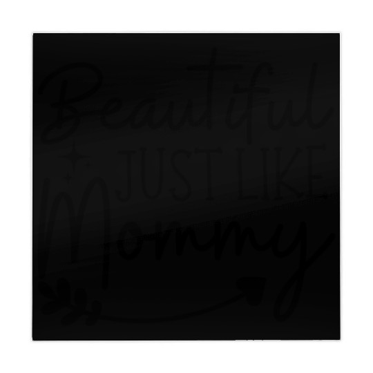 Beautiful Just Like Mommy Cute Newborn Girls Mahjong Mats