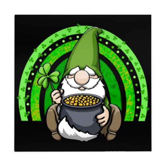 Pot of Gold Gnome Rainbow Mahjong Mats