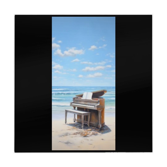 Piano and beach Mahjong Mats