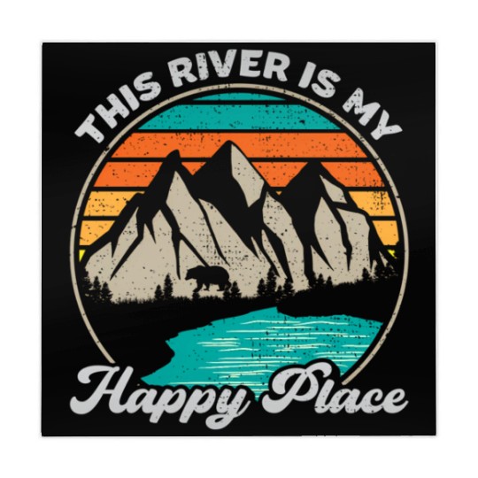 This River Is My Happy Places River Lifes Mahjong Mats