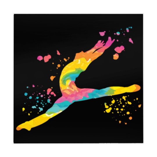 Ballet Dancer Colorsplash Man Ballerino Mahjong Mats