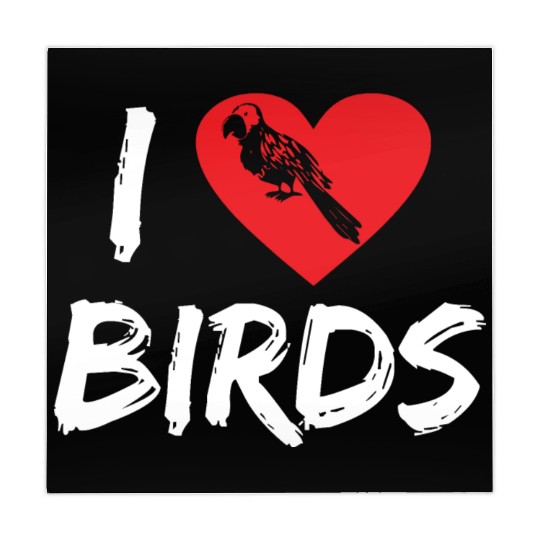 Bird Lover Heart Cute Birdwatcher Parrot Heron Mahjong Mats