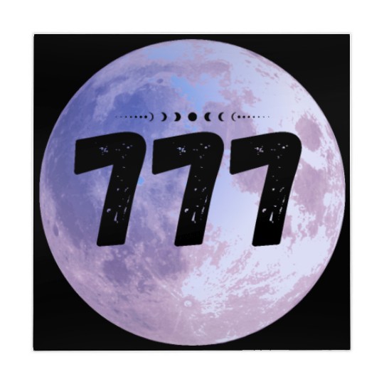 Purple Moon Angel Numbers 777 Mahjong Mats