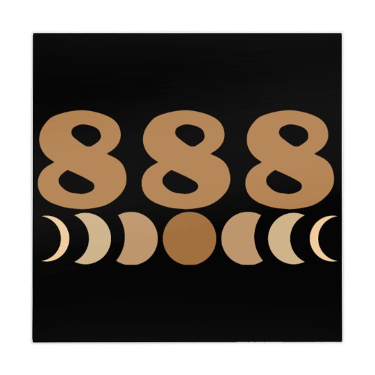 Moon Cycle Brown Angel Numbers 888 Mahjong Mats