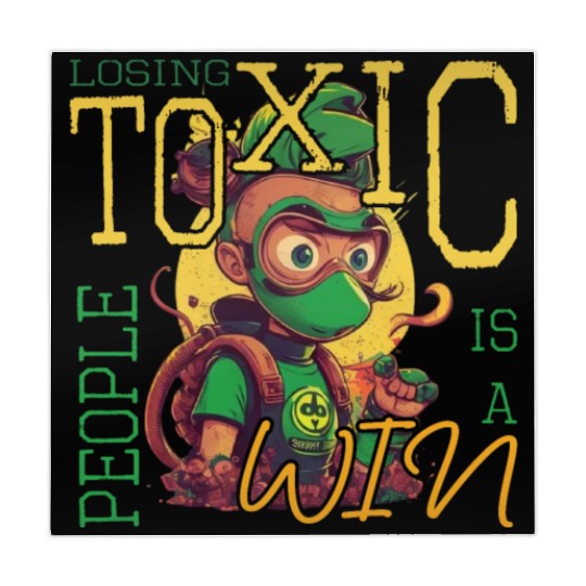 losing toxic people is a win Mahjong Mats