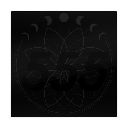 Mandala Angel Numbers 555 Moon Cycle Mahjong Mats