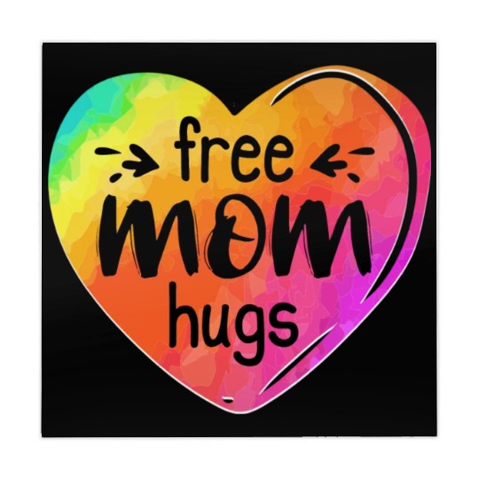 LGBTQIA LGBT Free Mom Hugs Rainbow Heart Gay Pride Mahjong Mats