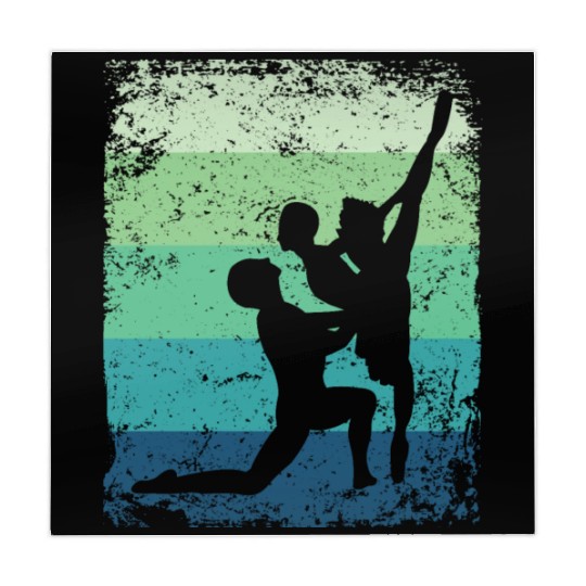 Ballet Dance Couple Vintage Ballerina Mahjong Mats