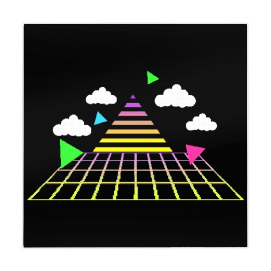 Game 8-bit pixel retro style 90s. Mahjong Mats