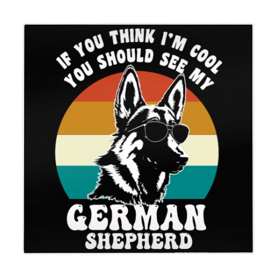 Cool German Shepherd Mahjong Mats