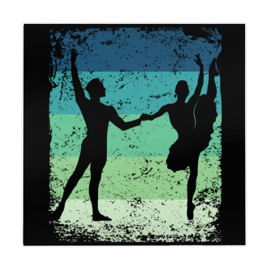 Ballet Dance Couple Vintage Ballerina Mahjong Mats