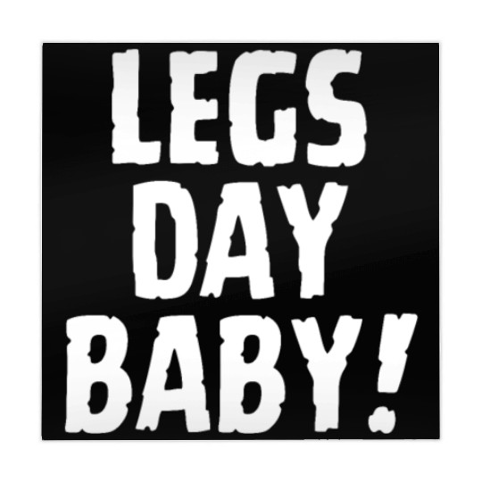 Funny gym - leg day baby!, leg day Mahjong Mats