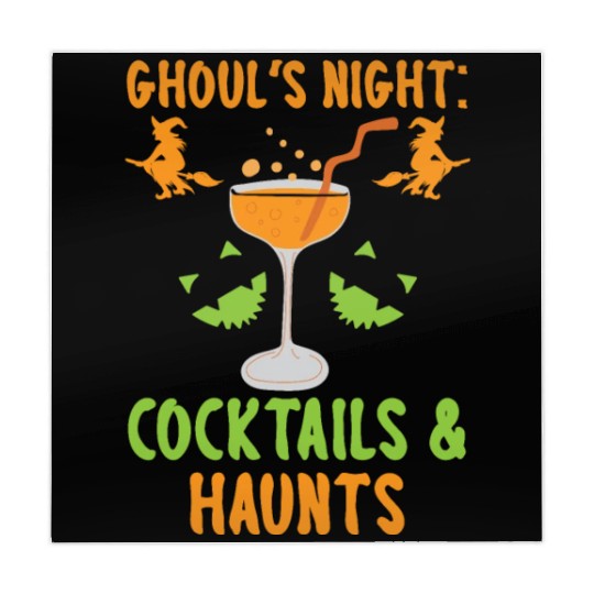 Ghouls' Night: Cocktails & Haunts Halloween Mahjong Mats