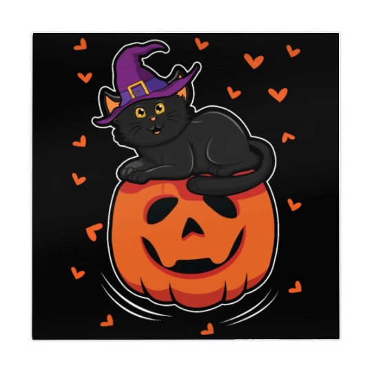 Cat In Pumpkin Cool Creepy Halloween Mahjong Mats