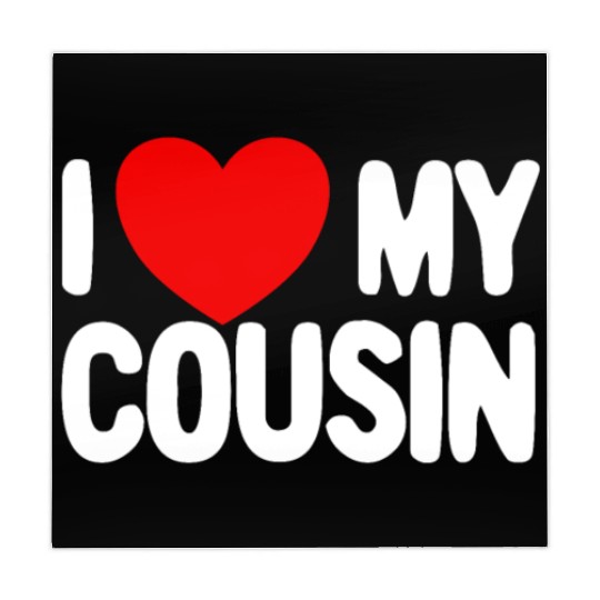 I Love My Cousin Red Heart Redneck Love My Cousin Mahjong Mats