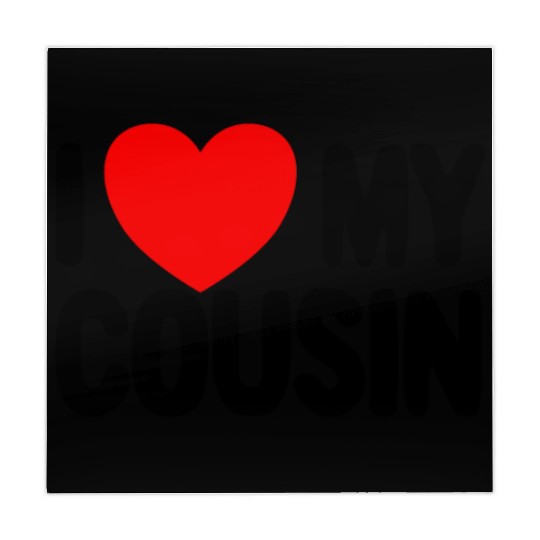 I Love My Cousin Red Heart Redneck Love My Cousin Mahjong Mats