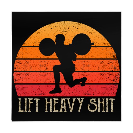 Lift Heavy Gym Clothing Retro Bodybuilding Leg Day Mahjong Mats