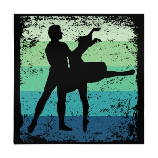 Ballet Dance Couple Vintage Ballerina Mahjong Mats