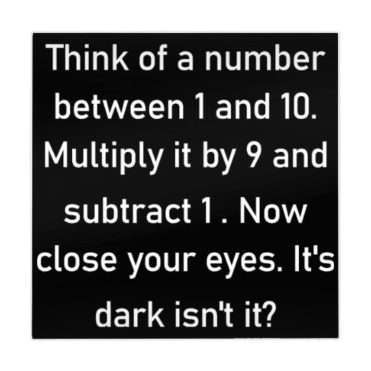 Think Of A Number...| Math Funny | Math Geek Mahjong Mats