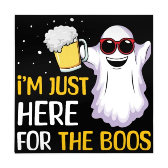 Funny Ghost Beer Lover Lazy Creepy Halloween Mahjong Mats