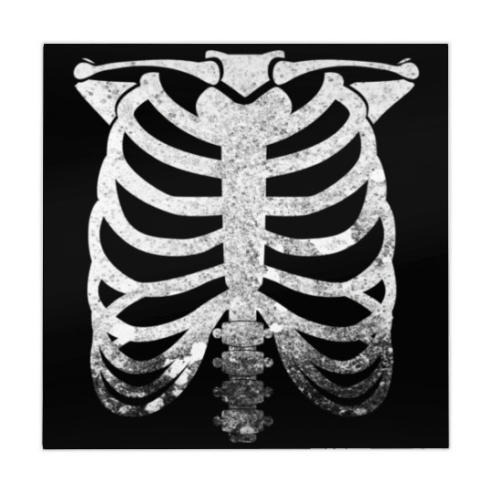 Halloween Skeleton Rib Cage Mahjong Mats