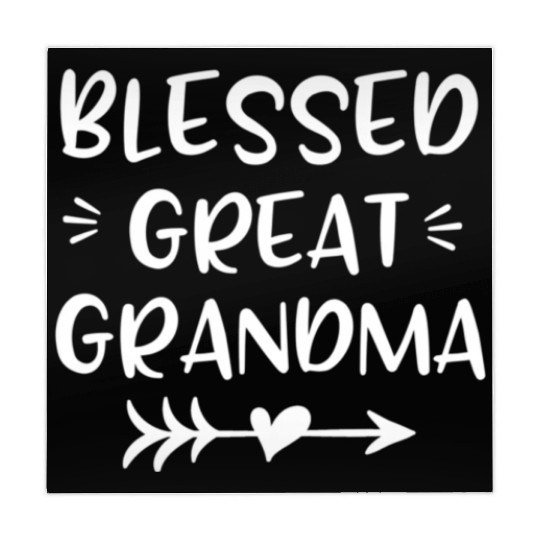 Blessed Great Grandma Heart Arrow Graphics Mahjong Mats