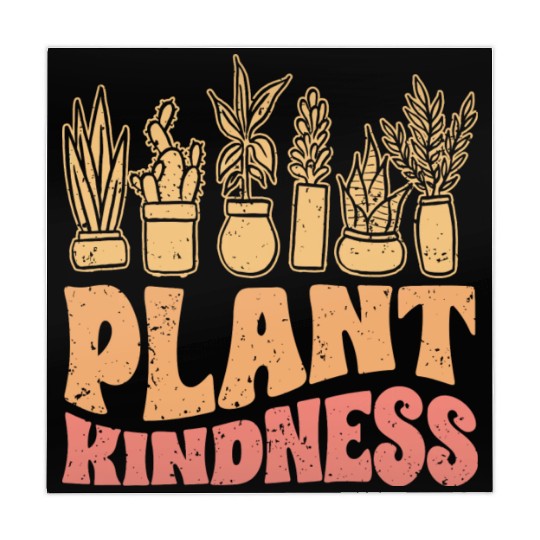 Plant Kindness Vintage Plant Lover For Kind Mahjong Mats
