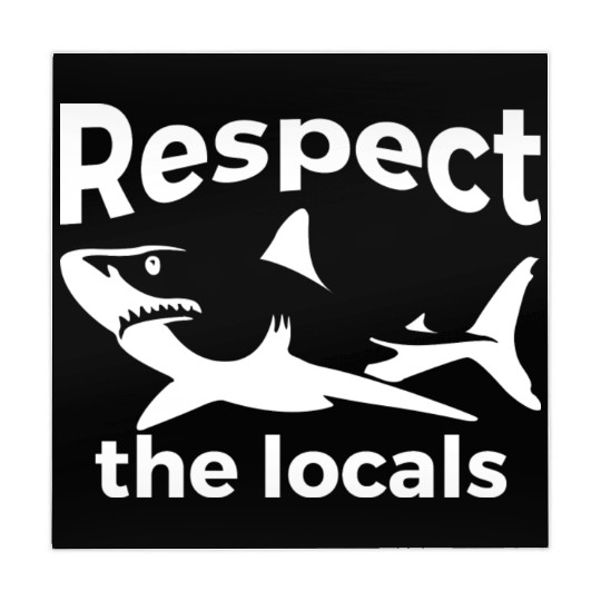 Respect The Locals Nature Joke Mahjong Mats