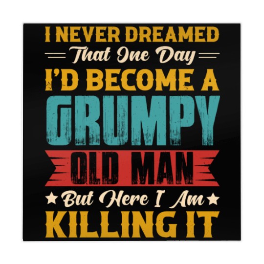 Dreamed That I d Become A Grumpy Old Man Mahjong Mats