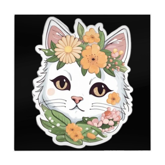 Cat and Flowers Mahjong Mats