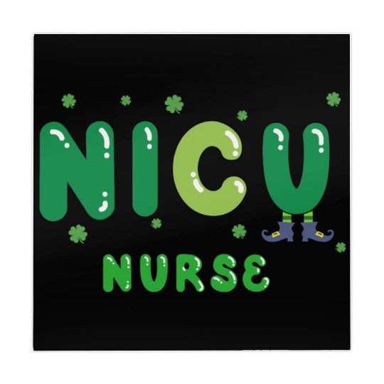 Cute NICU nurse St. Patrick's design Mahjong Mats