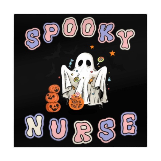 Spooky nurse Halloween design Mahjong Mats