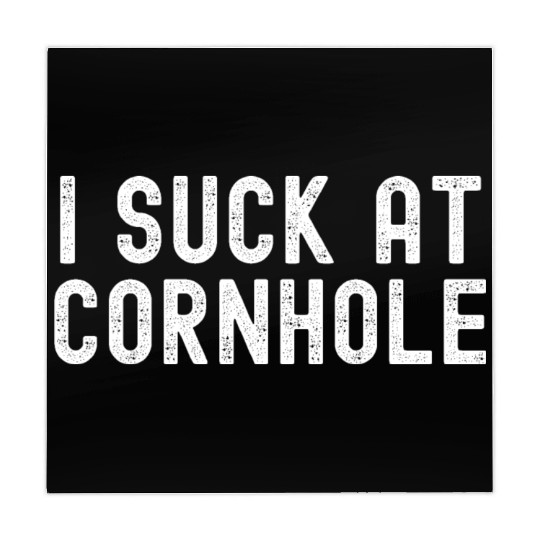 I Suck at Cornhole Mahjong Mats