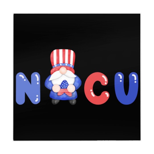 Cute NICU 4th of July Independence Day Design Mahjong Mats