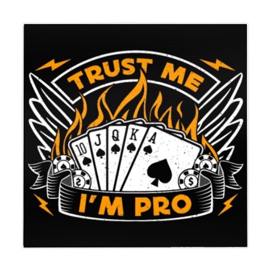 Classic Blackjack Trust Me I'm Pro Loves Card Game Mahjong Mats