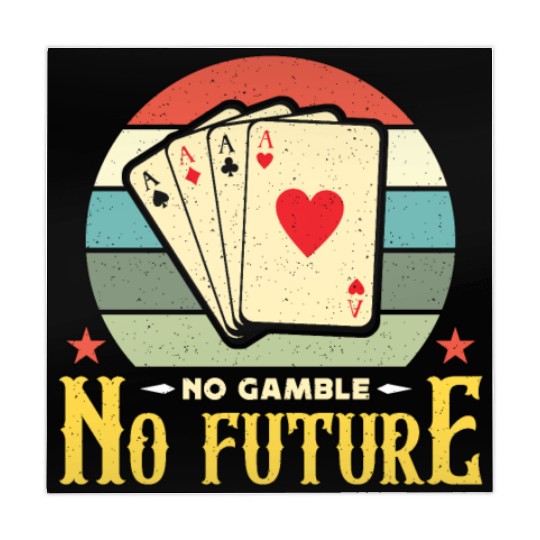 Classic Blackjack No Gamble No Future Retro Dealer Mahjong Mats