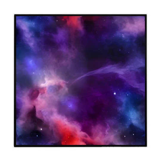 Galaxy nebula abstract design Mahjong Mats